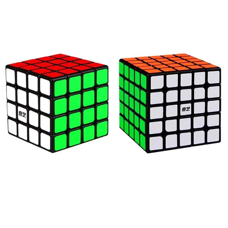 Qiyi 2x2 3x3 4x4 5x5 Alien Magic Cube Maple Leaf Slanting Pyramid Professional Cubo Magico Puzzle Toy For Children Kids Gift Toy
