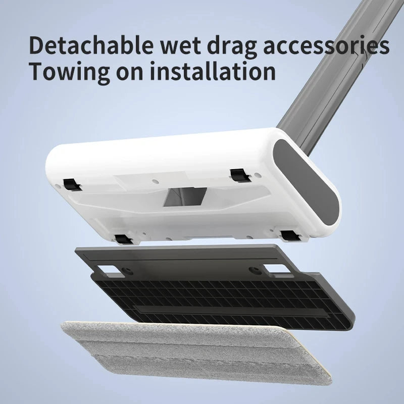 HOMEFISH Cordless Hoover Lightweight Household Hoover For Hard Floors and Carpets with 15,000 Pa Suction Power