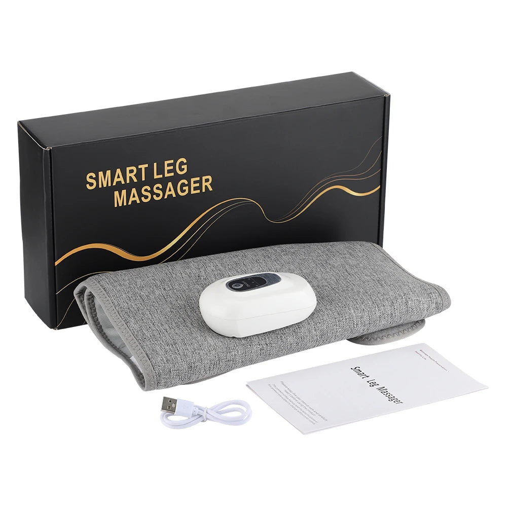 Electric Leg Calf Massager 3 Modes Wireless 360° Air Pressure Leg Massage Airbag Vibration Wireless Leg Massage Muscle Relax