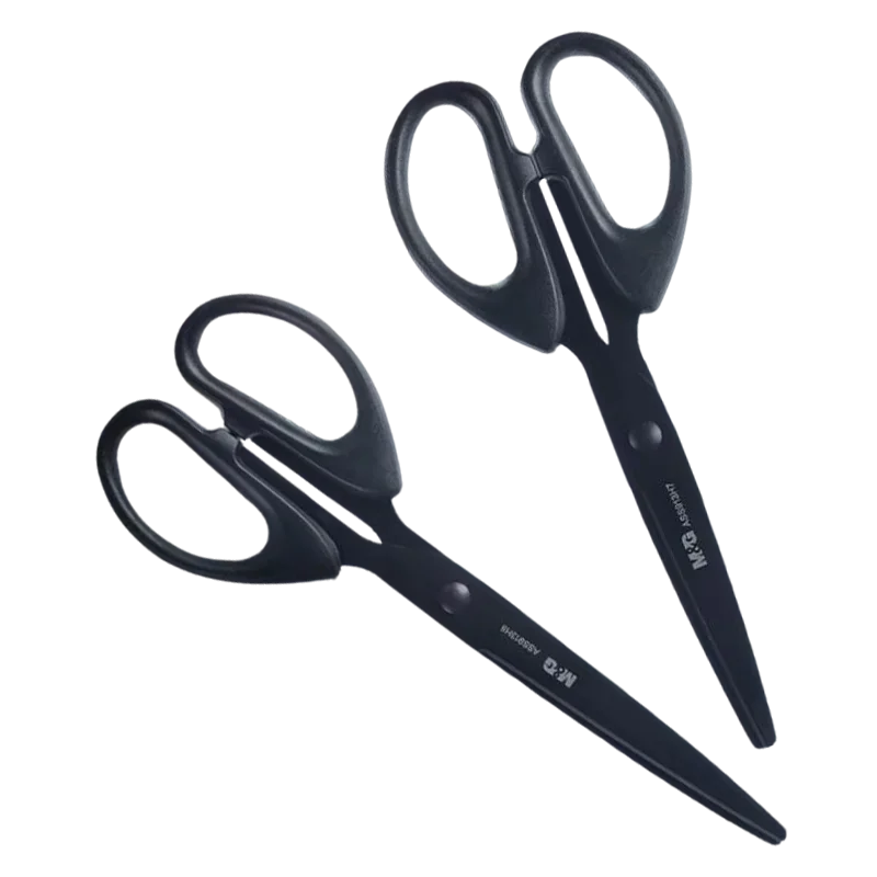 M&G Black Blade Scissors 160/180mm Rust-Proof Sharp for Student Paper Cutting Tailor Household & Office Supplies