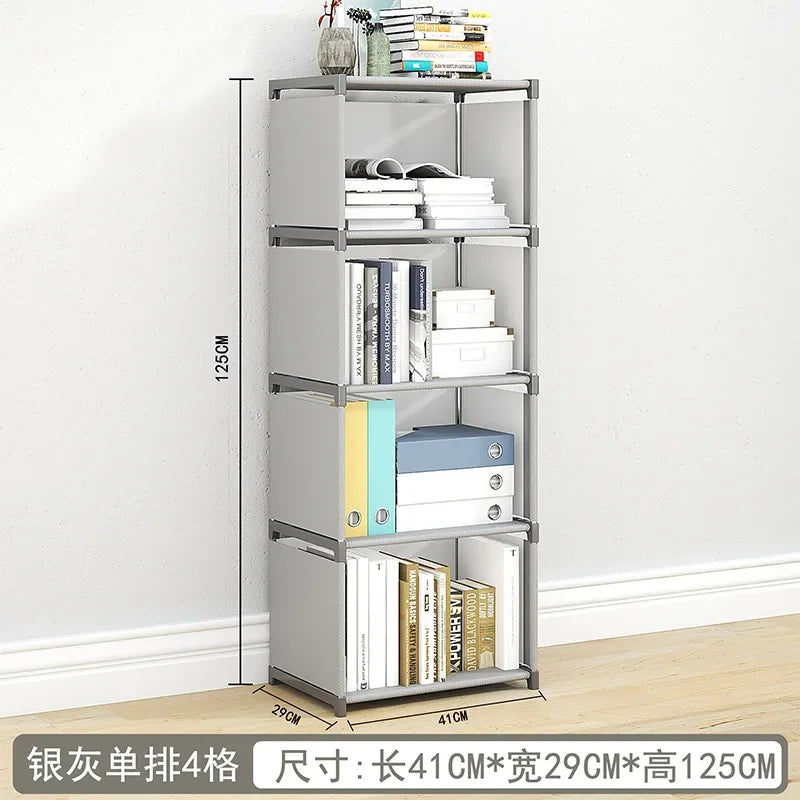 Kid Bookshelf Organizer Mobile Document Rack Picture Book Desk Side Storage Children Librero Infantil Bookcases Furniture