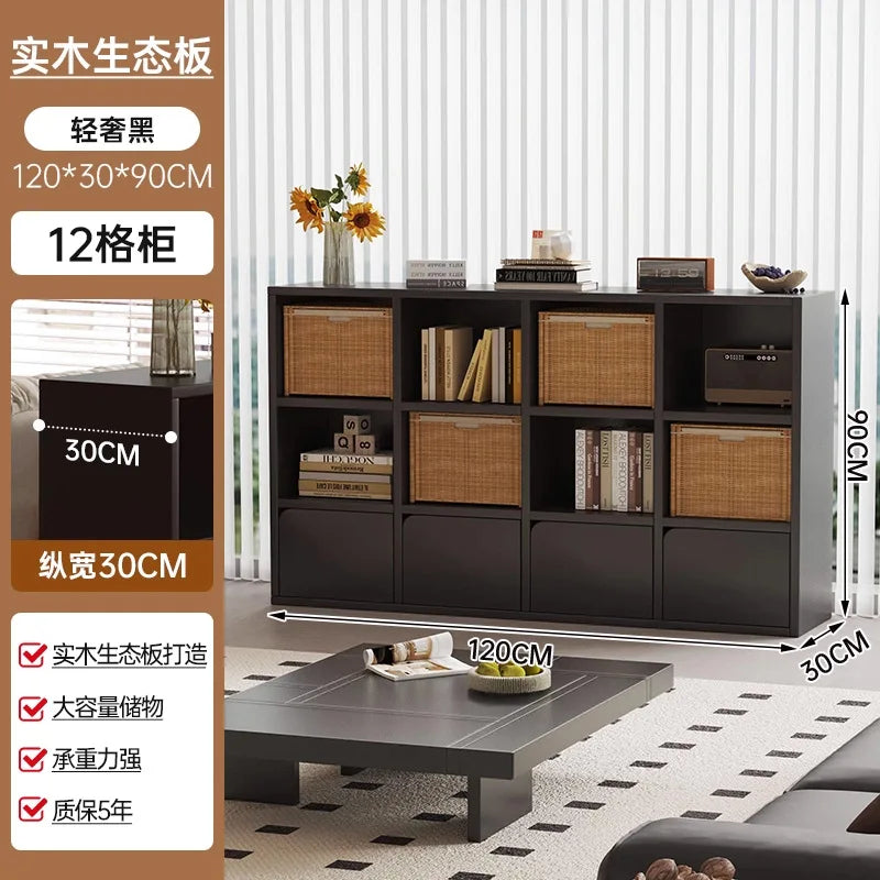 BookShelf Decor Living Room Cabinets Dressers Display House Desk Boocase Entryways Wood Storage Luxury Cabinet Trendy Furniture