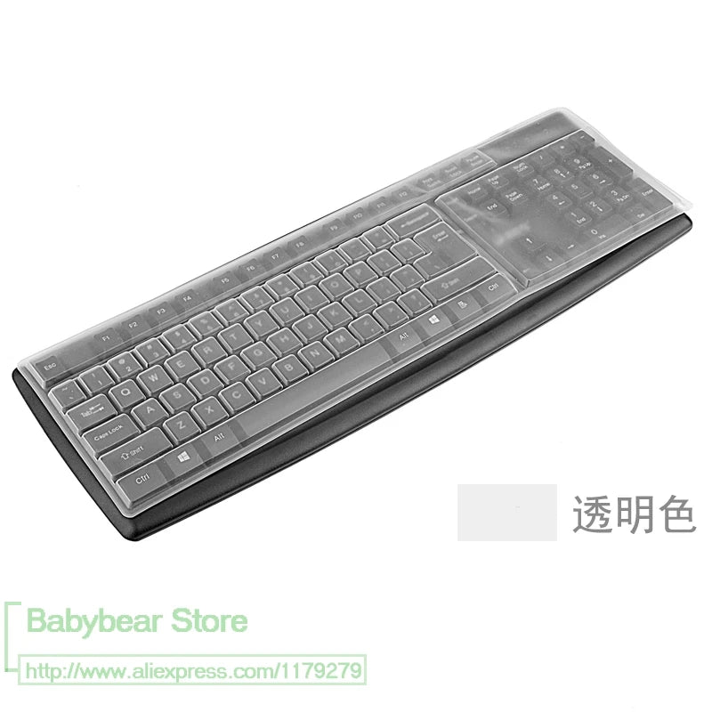 44*14cm Silicone Keyboard Protector Cover Skin for Computer Desktop Keyboards for 19'' 21.5'' 22.1'' 23'' 24'' 27'' 29''