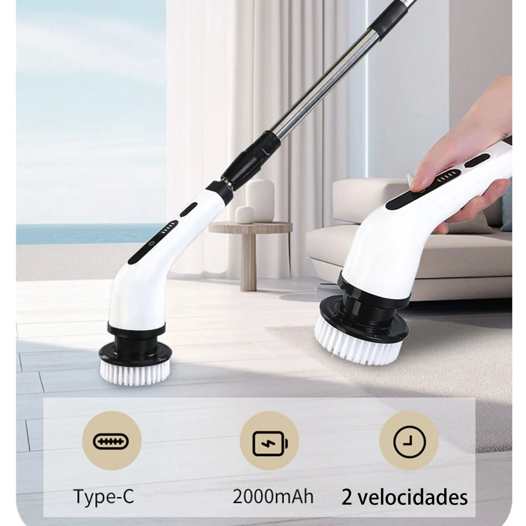 Electric cleaning brush 9 in 1 2000 mAh, Cleaning tool for Living Room, bathroom and kitchen