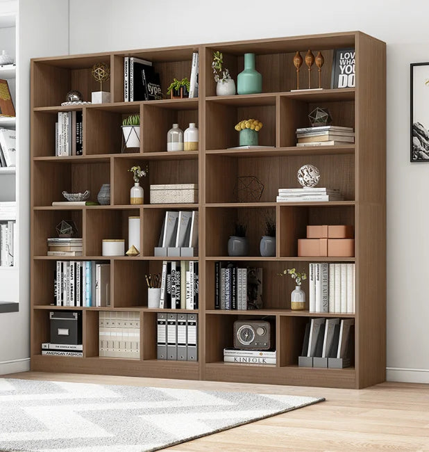 Luxury Library Office Book Storage Furniture Wooden Bookcase Bookshelf Office Furniture