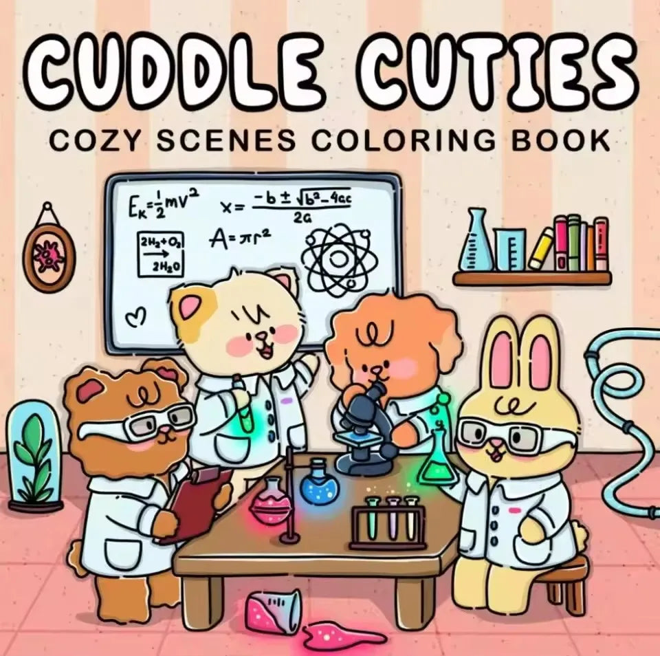 Cozy Japan: Cute Coloring Book for Adults and Teens with Charming Characters and Delightful Japanese Scenes for Relaxation