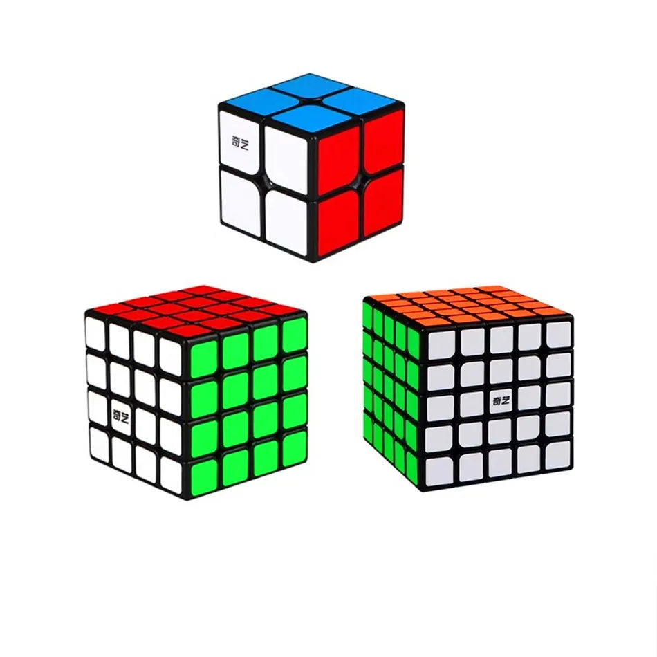 Qiyi 2x2 3x3 4x4 5x5 Alien Magic Cube Maple Leaf Slanting Pyramid Professional Cubo Magico Puzzle Toy For Children Kids Gift Toy