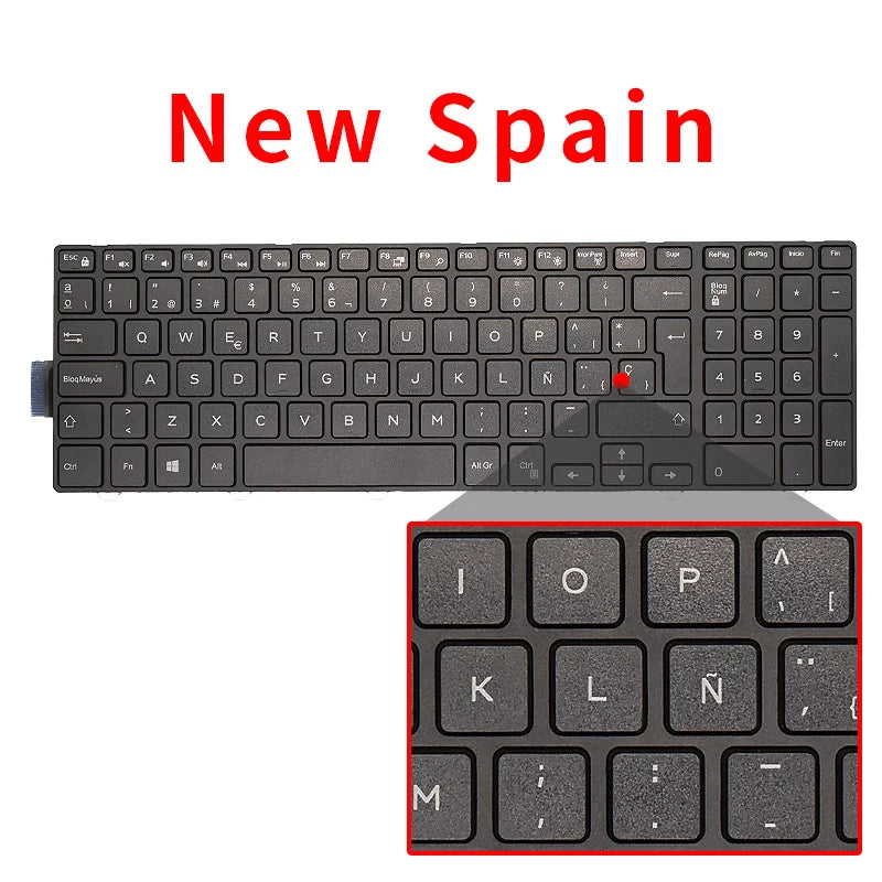 US keyboard For Dell Inspiron 15 5000 5758 5543 5548 5542 5552 5759 5551 5755 5555 5558 5557 5559 5577 5576 5748 5749 5545 5547