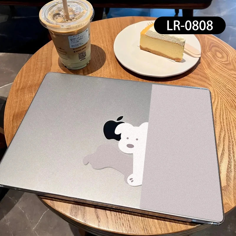 New Transparent Print Hard Shell Case For MacBook New Chip M1 Air 15 A3241 For Macbook Pro 16 A3403 New Air13.6 M2 A3240Case