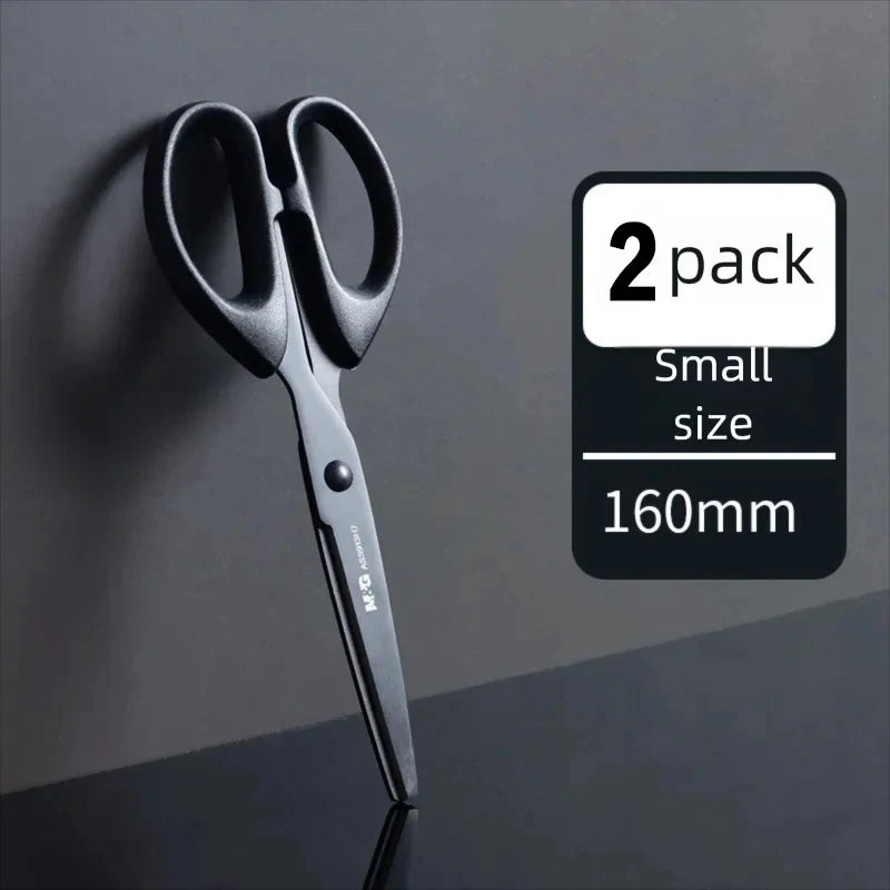 M&G Black Blade Scissors 160/180mm Rust-Proof Sharp for Student Paper Cutting Tailor Household & Office Supplies