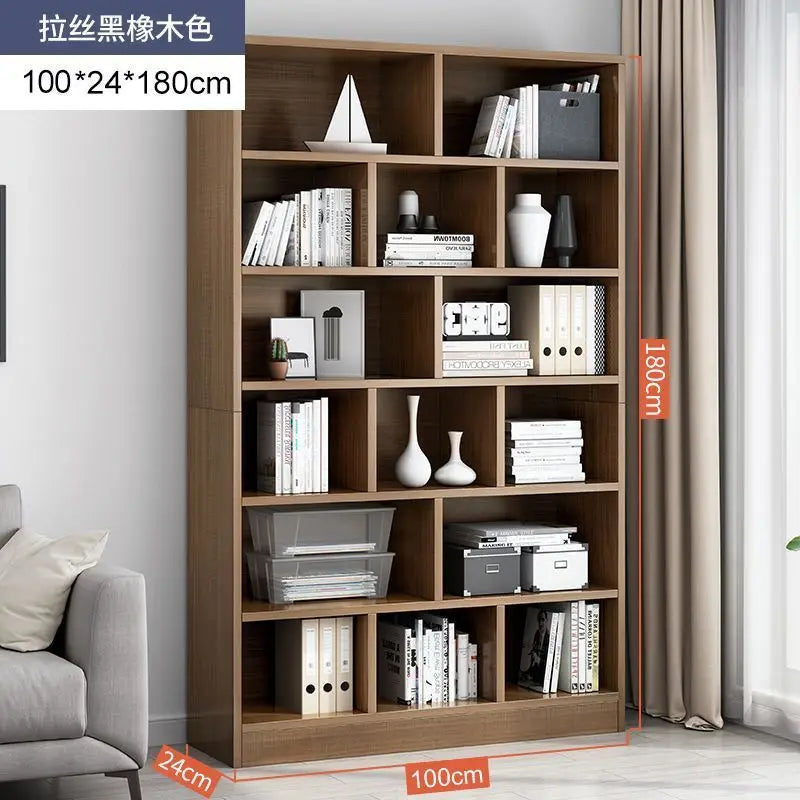 Luxury Library Office Book Storage Furniture Wooden Bookcase Bookshelf Office Furniture