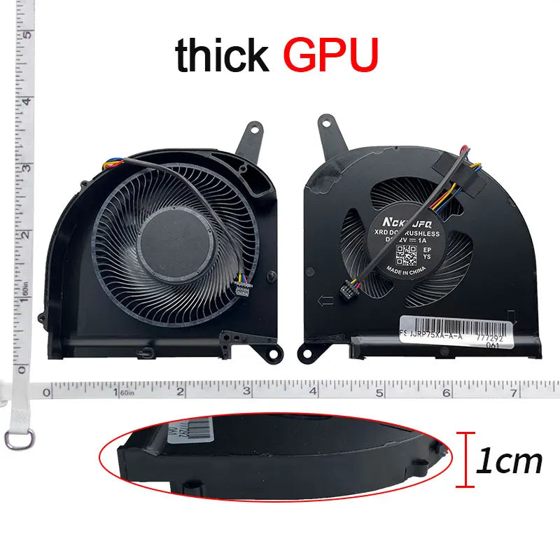 New CPU Cooling Fan For Gigabyte Aorus 15G 15P 17P 17G XC RX7G RP77 RX5G RP75 RP75W XA XD OLED SA AERO 17 AERO 15 OLED