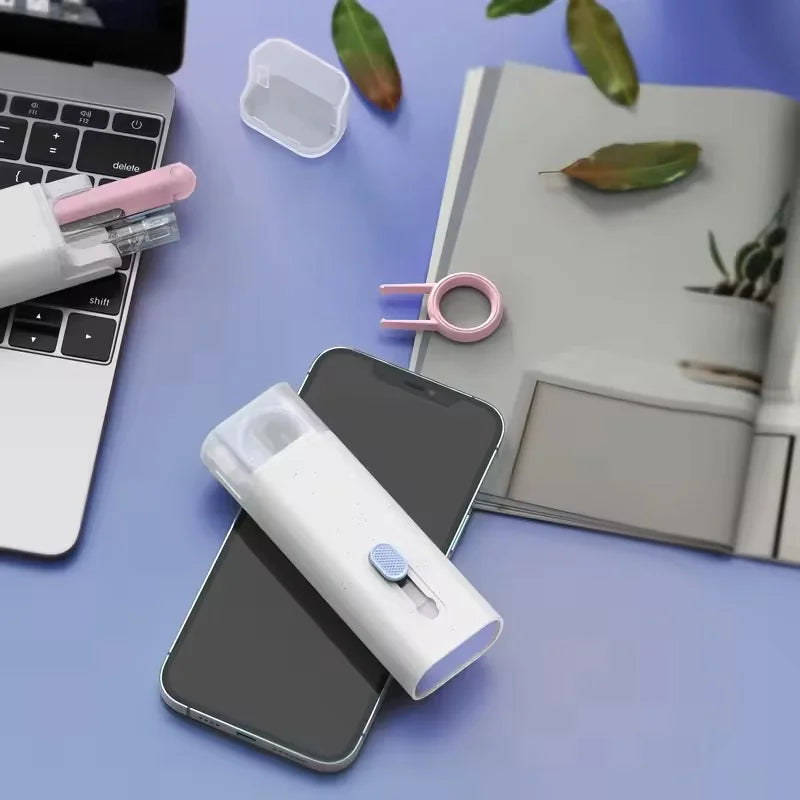7-in-1 Computer Keyboard Cleaner Brush Kit Earphone Cleaning Pen For Headset iPad Phone Cleaning Tools Cleaner Keycap Puller Kit