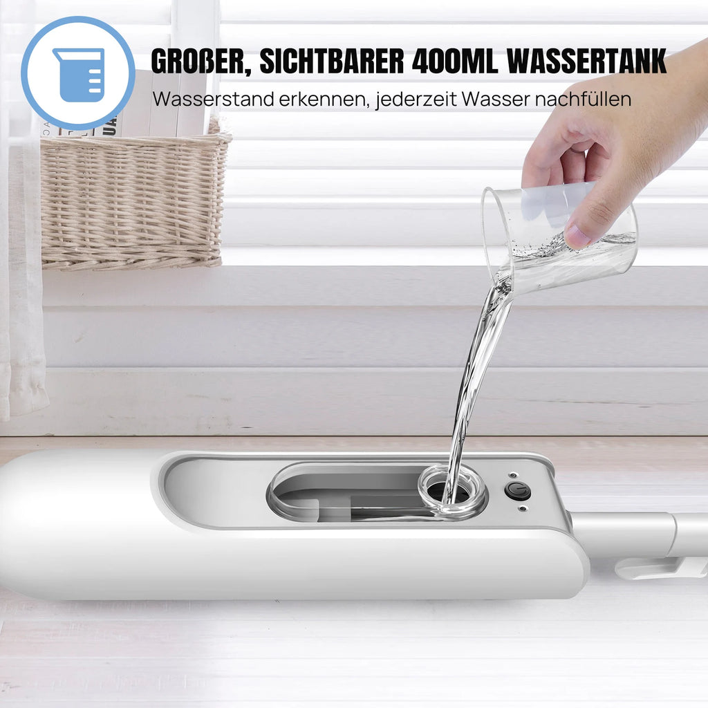 1500 W high temperature steam mop tiles and hardwood floor cleaner removes dust slime and stubborn stains