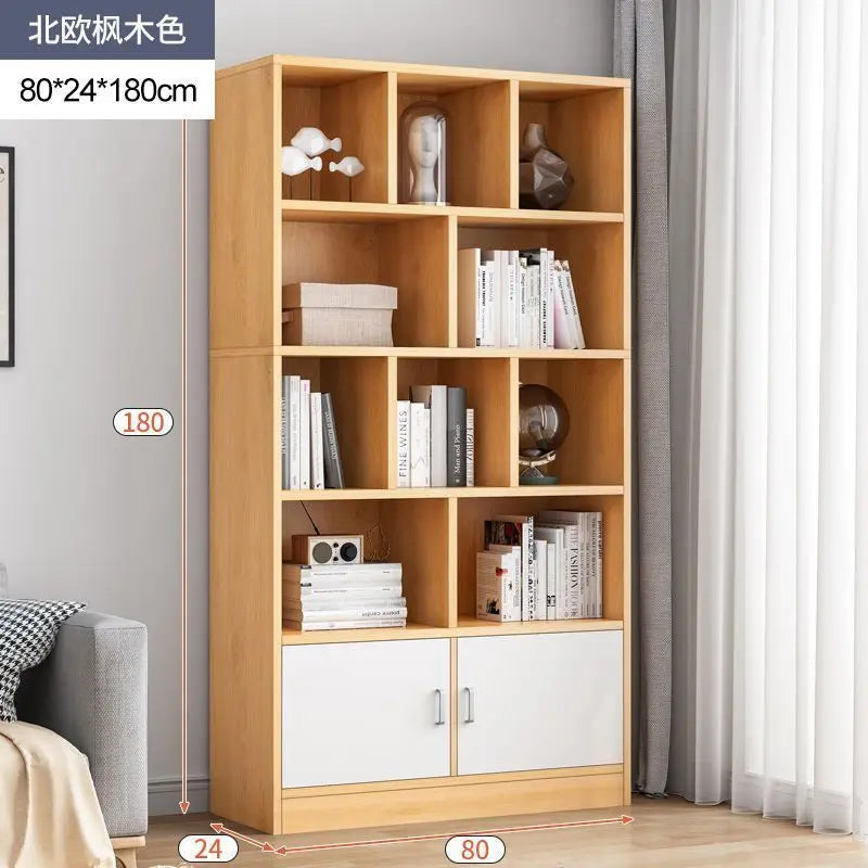 Luxury Library Office Book Storage Furniture Wooden Bookcase Bookshelf Office Furniture