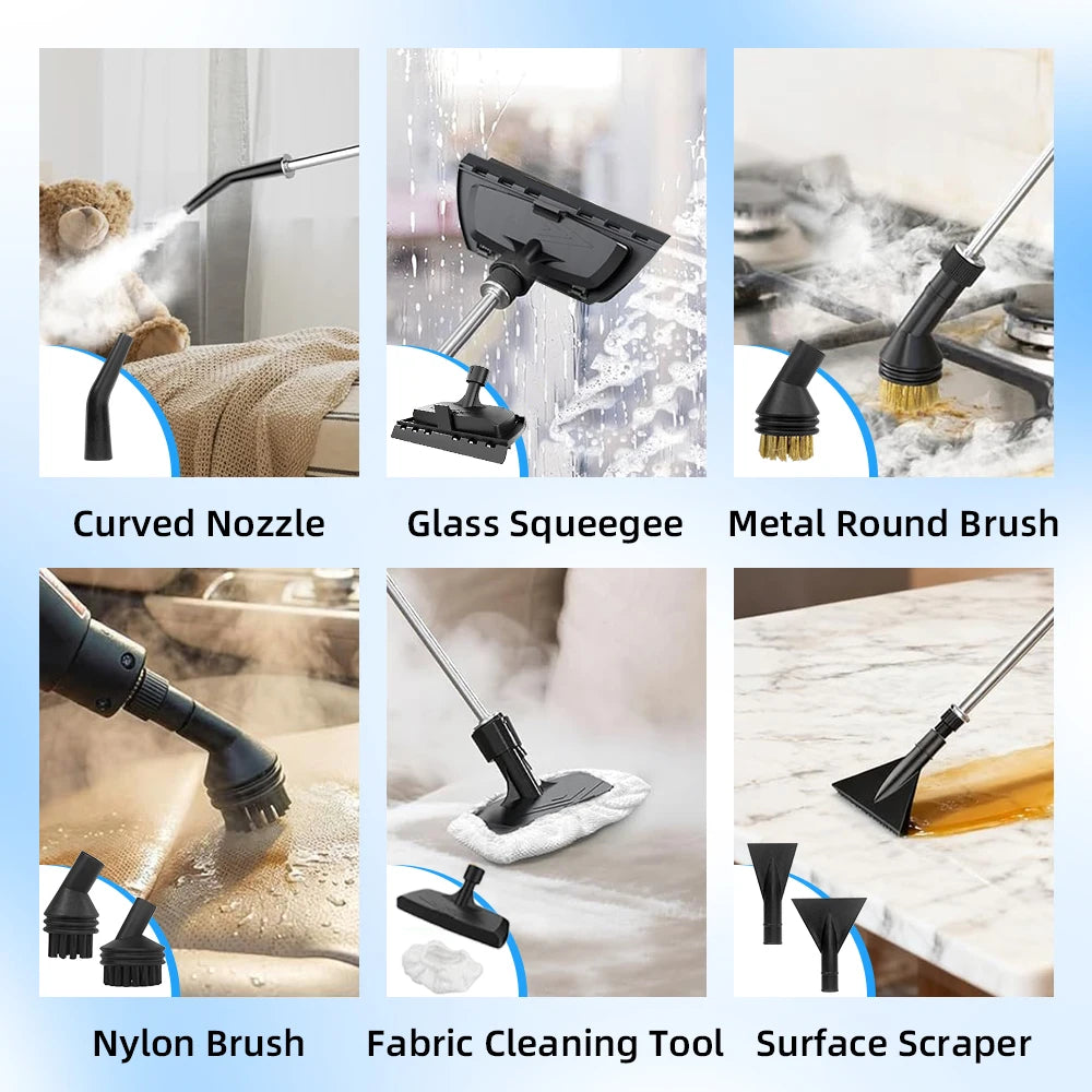 2500W Multi Function Steam Cleaners High Temperature Pressure Handhold Steam Cleaners Easy Clean Household Tool Kitchen Clean