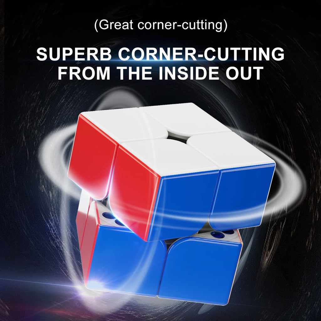 [ECube] YJ MGC Beta 2x2 Magnetic Ball Core Speed Cube Stickerless Magic Cube Magnetic System for Smooth Stable Performance