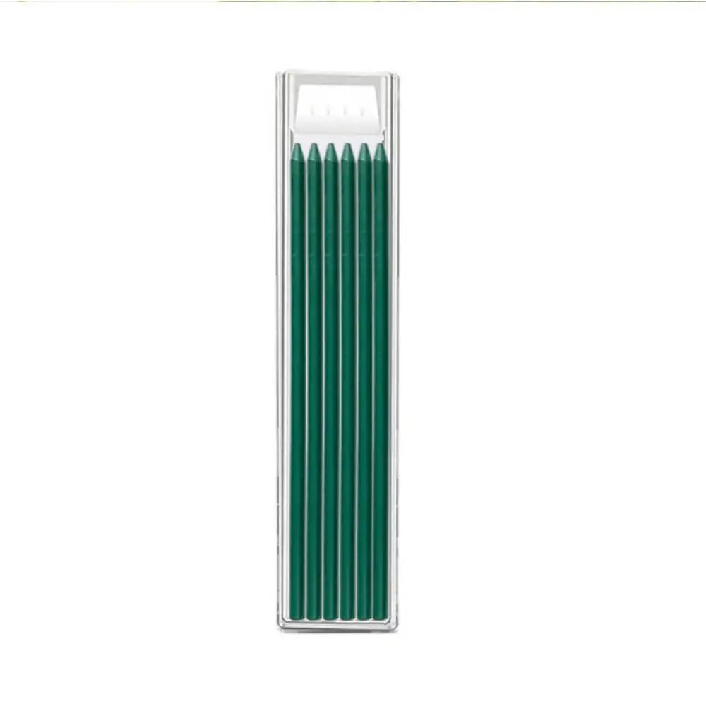 2.8mm Woodworking Pencil Deep Hole Marking Long Head Solid Carpenter Pencil Built-in Sharpener Metal Woodworking Marking Tool