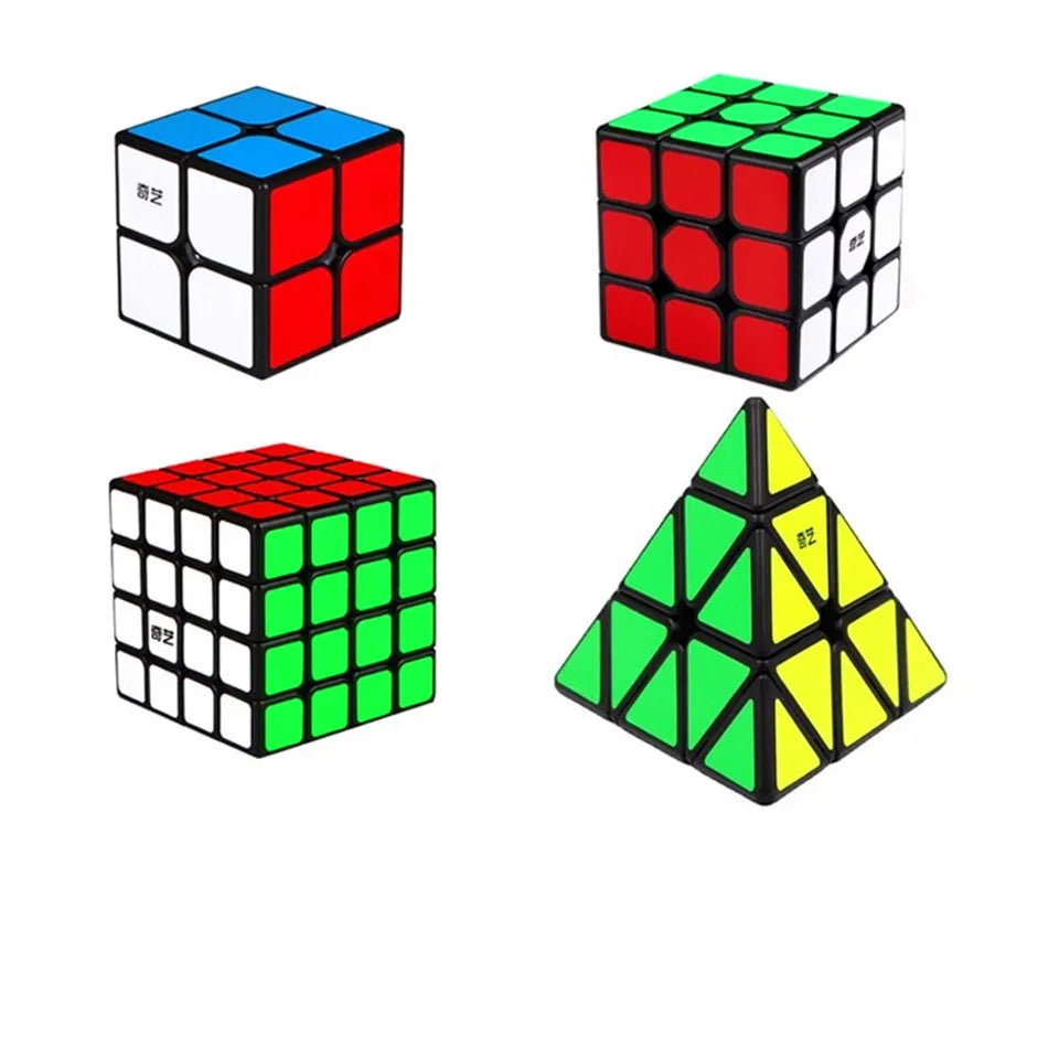 Qiyi 2x2 3x3 4x4 5x5 Alien Magic Cube Maple Leaf Slanting Pyramid Professional Cubo Magico Puzzle Toy For Children Kids Gift Toy