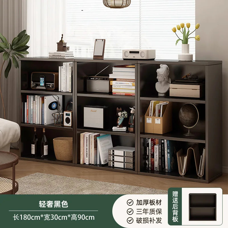 Kalek lattice cabinet free combination bookshelf floor shelf household living room wall low cabinet bookcase eight cabinets