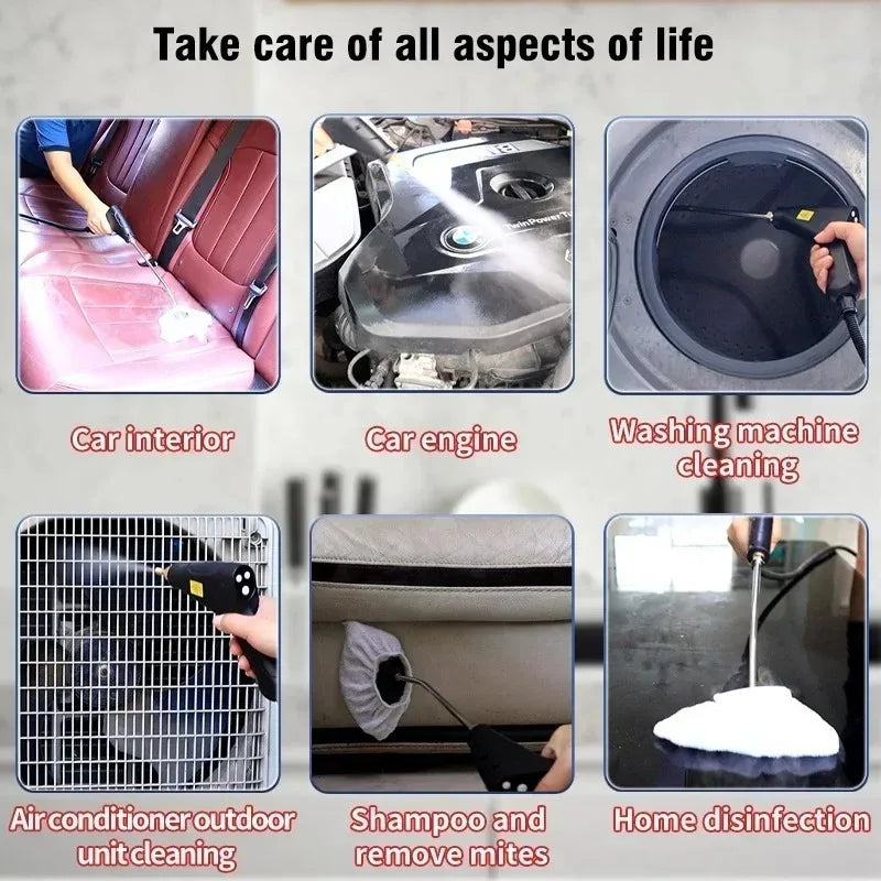 Portable Handheld Steam Cleaner Household 220V High Presssure Steam Cleaning machine Steamer Cleaner For Car