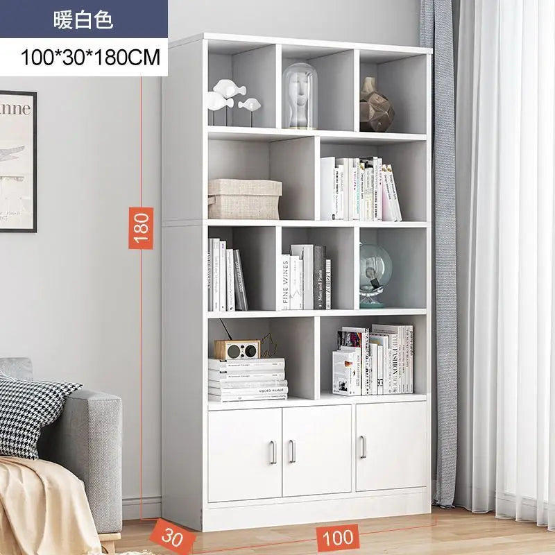 Luxury Library Office Book Storage Furniture Wooden Bookcase Bookshelf Office Furniture