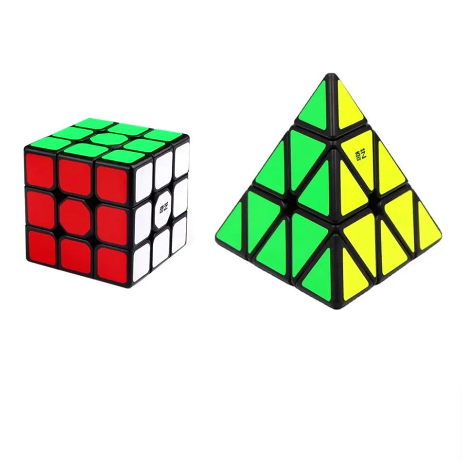 Qiyi 2x2 3x3 4x4 5x5 Alien Magic Cube Maple Leaf Slanting Pyramid Professional Cubo Magico Puzzle Toy For Children Kids Gift Toy