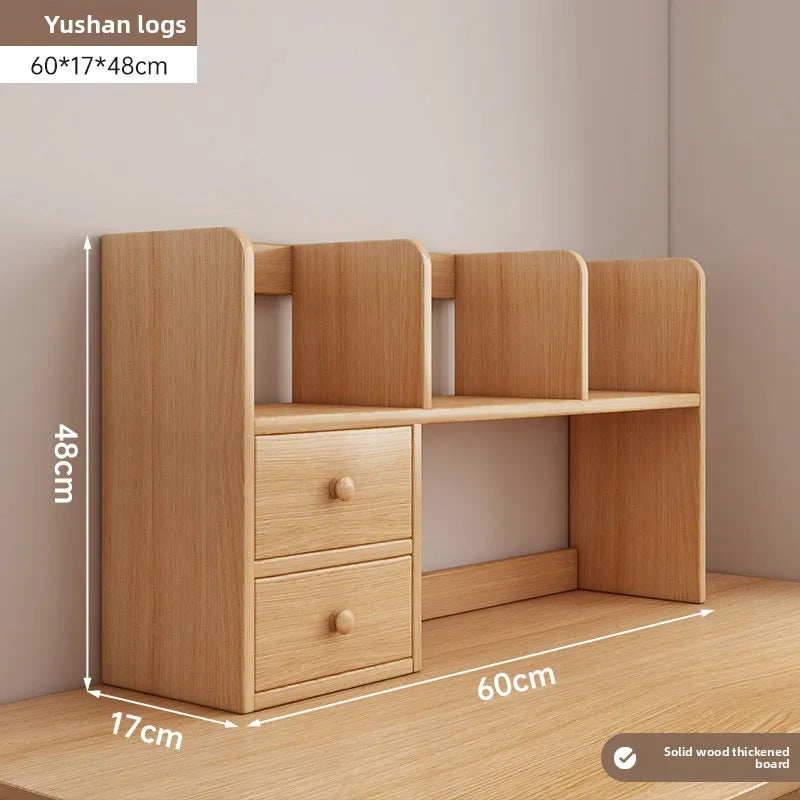 New model Desktop bookshelf shelf bedroom office table small multi-layer shelf living room desk storage simple bookcase