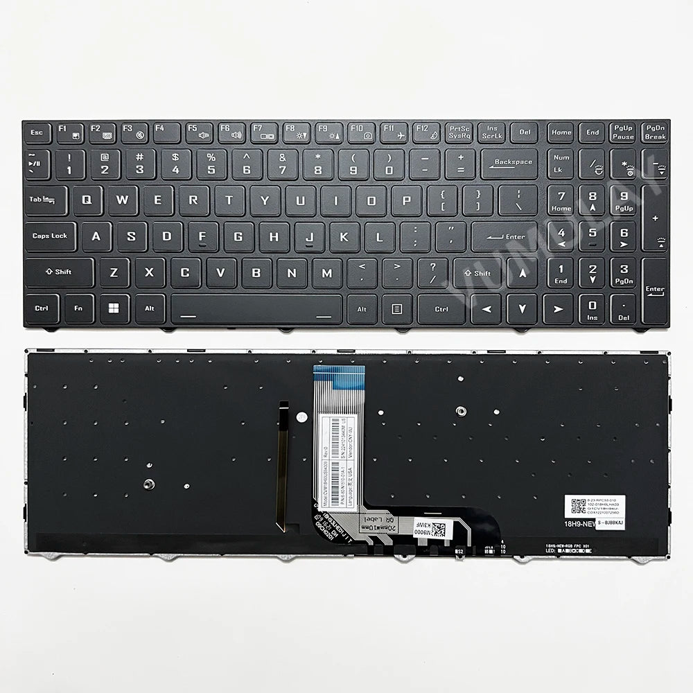 US/Russian Keyboard for Gigabyte Gaming G5 GD KD MD G5 KC-5US1130SH G7 KC G7 GD MD CLEVO N15Z3 PB70 PB71 PB50/51 CVM18H93K09430