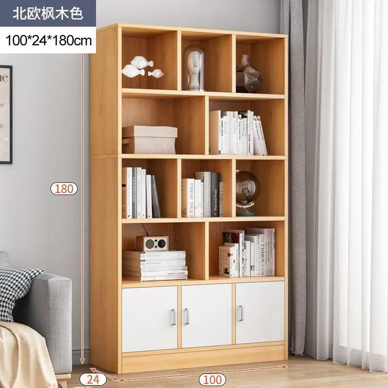 Luxury Library Office Book Storage Furniture Wooden Bookcase Bookshelf Office Furniture