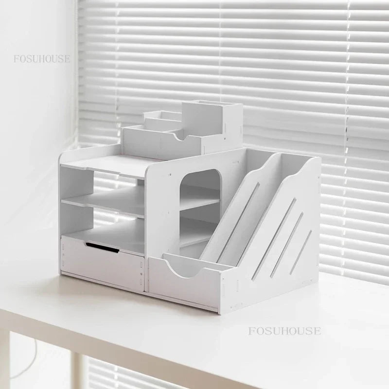 Office Filing Cabinet Storage Box Information Rack Office Furniture Large-capacity Desktop Storage File Rack Multi-layer Cabinet
