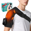 Ruza Online Cordless Heating Shoulder Massager Belt – Electric 3-Mode Vibration Shoulder Brace, Heated Shoulder Support Wrap, Arm Muscle Relaxation Therapy, Pain Relief & Recovery Support