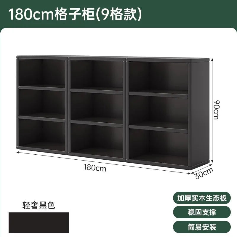 BookShelf Decor Living Room Cabinets Dressers Display House Desk Boocase Entryways Wood Storage Luxury Cabinet Trendy Furniture