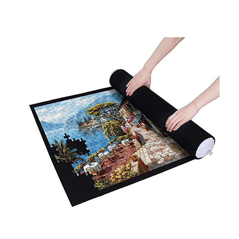 Puzzles Pad Jigsaw Roll Felt Mat Playmat Puzzles Blanket For Up To 1500 Pcs Puzzle Accessories New Portable Travel Mat