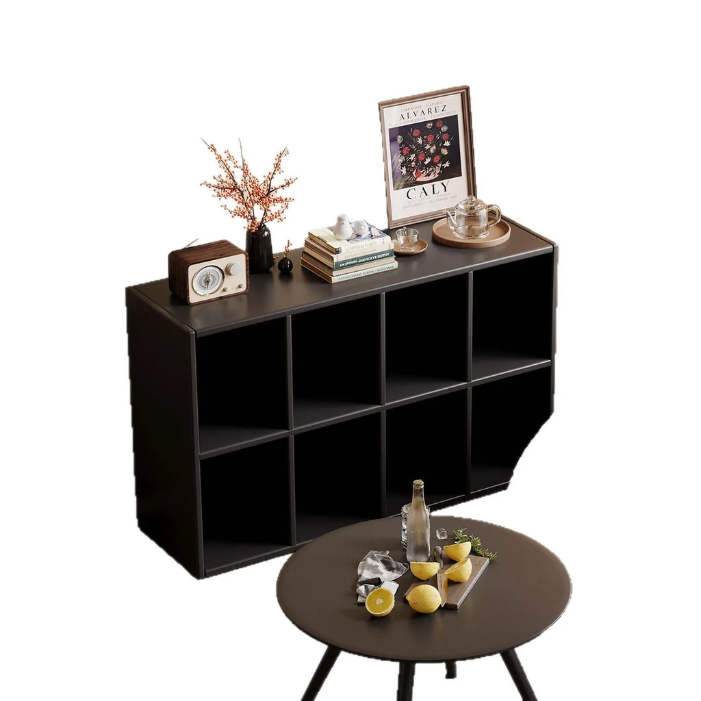 Kalek lattice cabinet free combination bookshelf floor shelf household living room wall low cabinet bookcase eight cabinets
