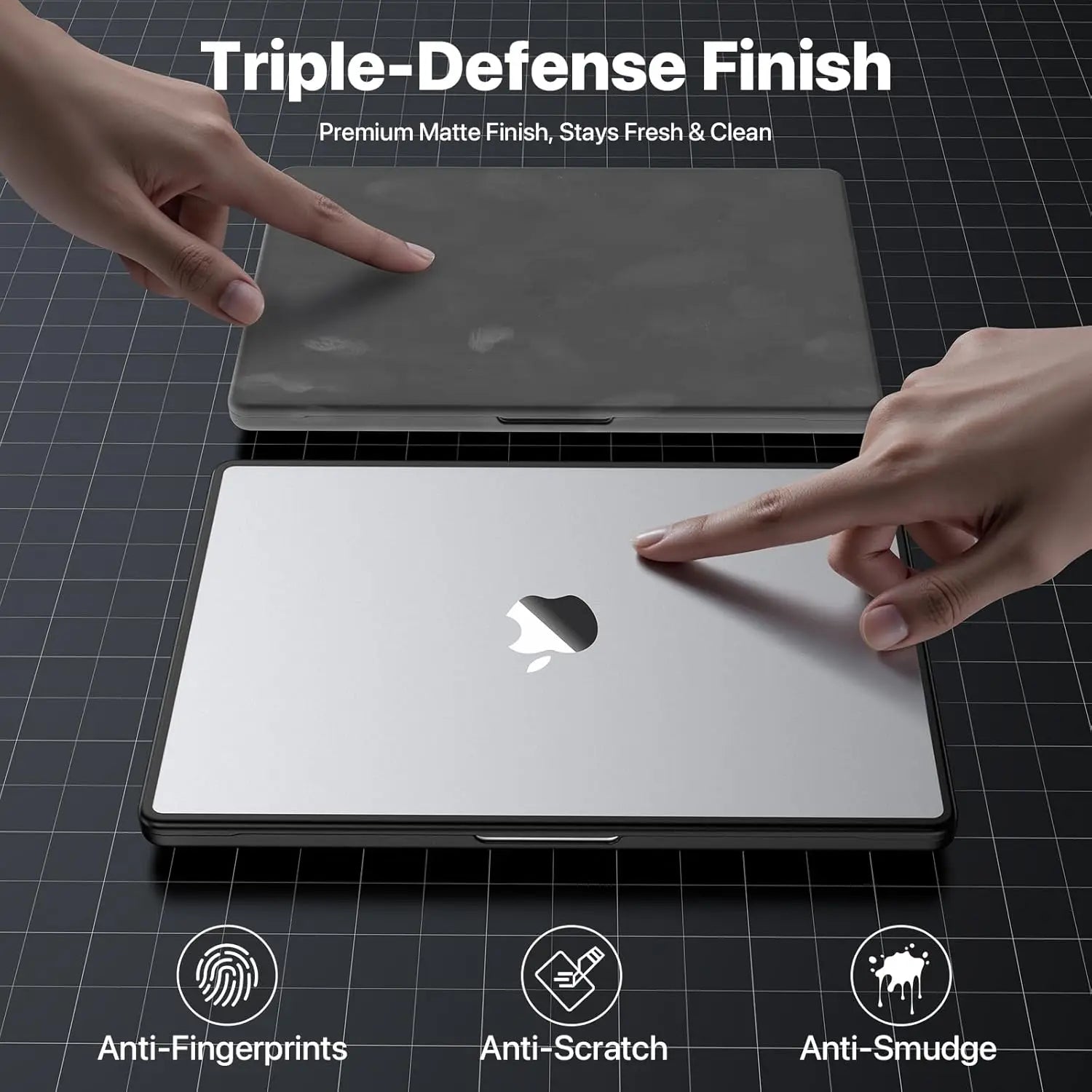 TPU Bumper Case Compatible With MacBook Pro 14 16 inch Case M4 M3 M2 M1 Pro/Max,  Anti-Cracking Case For MacBook Air 13 15''