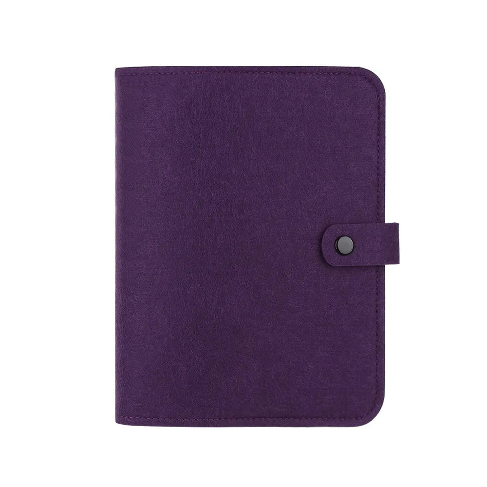 A5 A6 New Office Supplies Stationery Travel Diary Portable Diary Felt Notebook Felt Shell Ring Binder