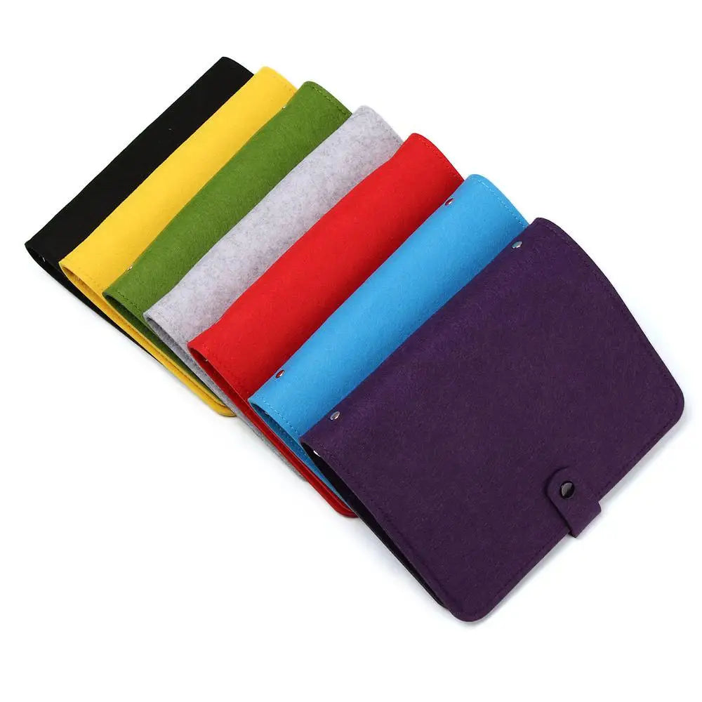 A5 A6 New Office Supplies Stationery Travel Diary Portable Diary Felt Notebook Felt Shell Ring Binder