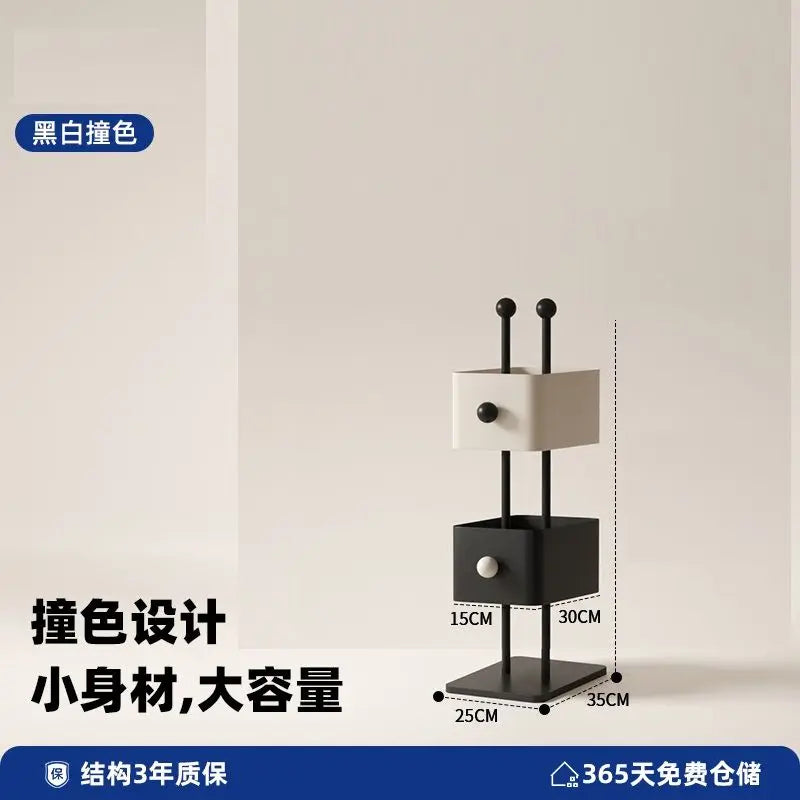 Multilayer Iron Storage Bookshelf Square Modular Display Rack Corner Storage Cabinet Invisible Organizer Shelf Home Office