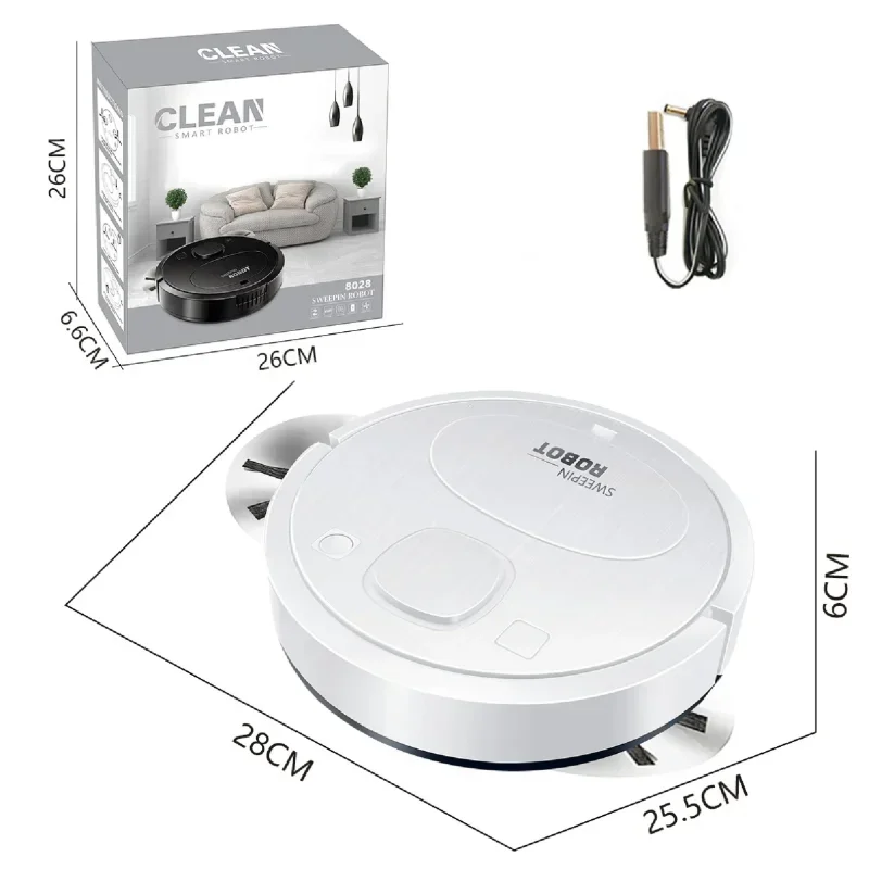 Lenovo New Intelligent Sweeping Robot Lazy Home Cleaning Machine Usb Automatic Vacuum Cleaner Small Household Appliances