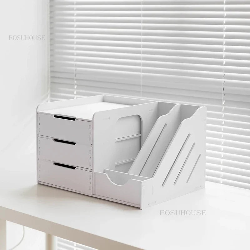 Office Filing Cabinet Storage Box Information Rack Office Furniture Large-capacity Desktop Storage File Rack Multi-layer Cabinet
