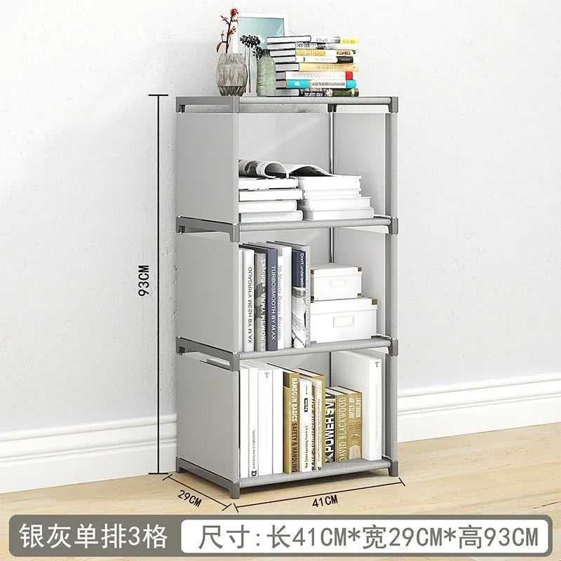 Kid Bookshelf Organizer Mobile Document Rack Picture Book Desk Side Storage Children Librero Infantil Bookcases Furniture