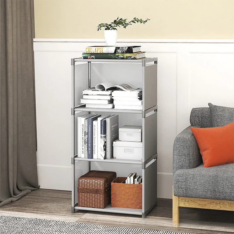 Kid Bookshelf Organizer Mobile Document Rack Picture Book Desk Side Storage Children Librero Infantil Bookcases Furniture