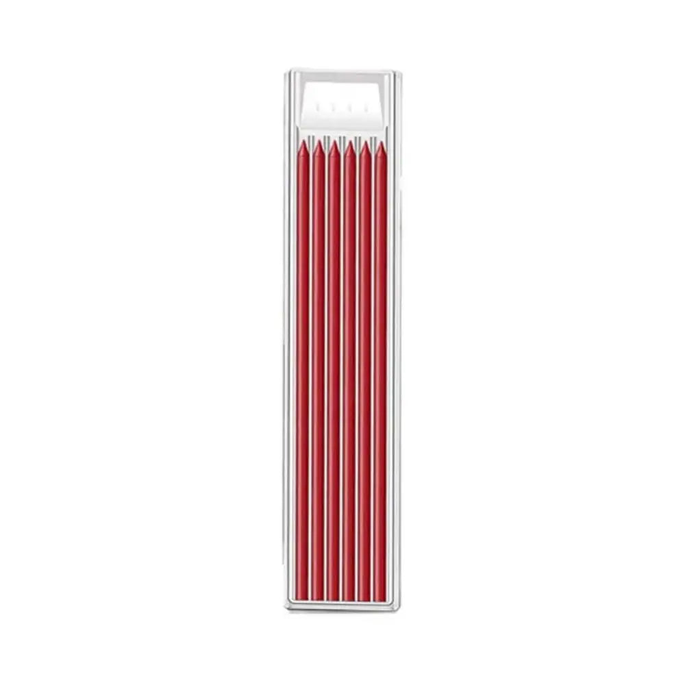 2.8mm Woodworking Pencil Deep Hole Marking Long Head Solid Carpenter Pencil Built-in Sharpener Metal Woodworking Marking Tool