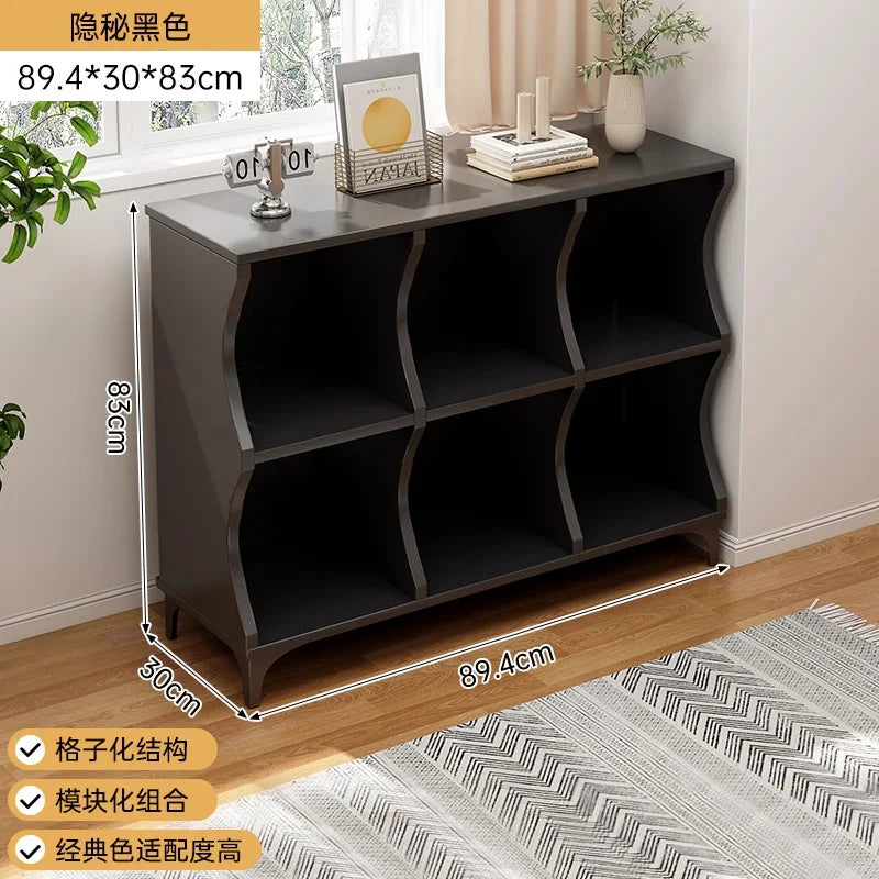 BookShelf Decor Living Room Cabinets Dressers Display House Desk Boocase Entryways Wood Storage Luxury Cabinet Trendy Furniture