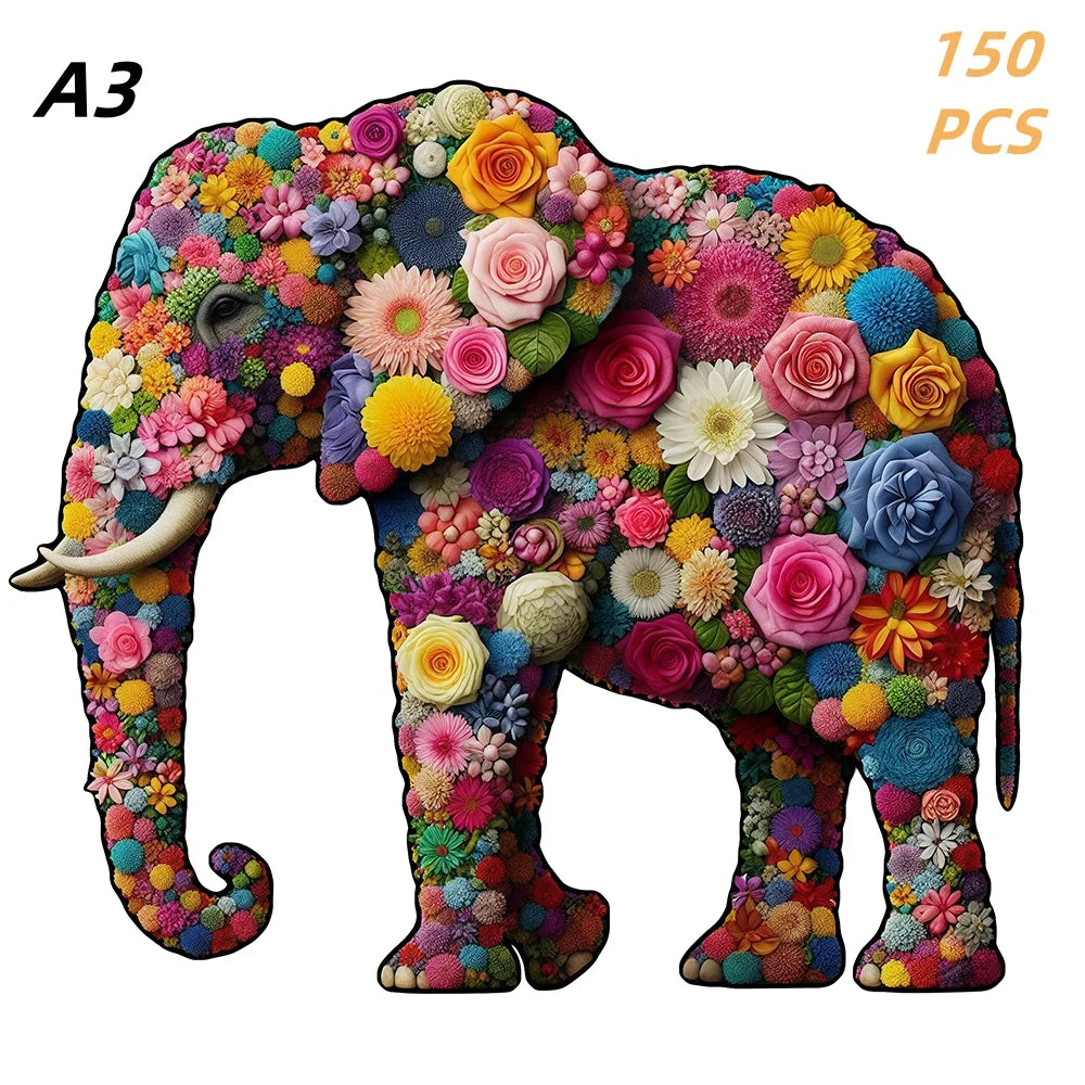 Seashell Wooden Puzzle for Adults Game Whimsy Coastal Ocean Decor Wood Jigsaw Art  Puzzle Board Educational Christmas Gifts Toys