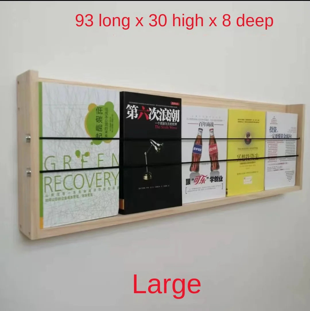 Magazine Racks Wooden Wall Shelves Storage Display Corner Bookcase Sideboards Bookends Libreria Scaffale Minimalist Furniture
