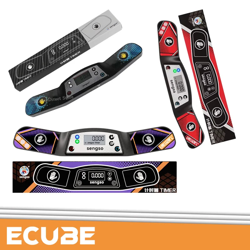 [ECube] Sengso Timer Magic Cube Timers Mat Professtional Mofangge Speed Magico Cubo Timer for Educational Competition Speed Cup