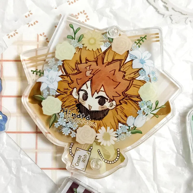 58mm Acrylic Badge Display Card Holders Brick Exquisite Anime Badge Storage Holder ID Badge Holder Boys Girls Card Sleeves