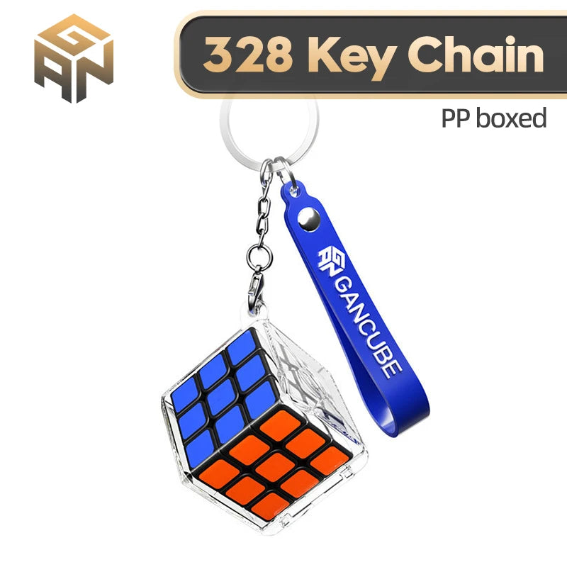 GAN 330 Mini 3x3 Keychain Cube 3x3x3 Gan330 Mini Speedcube Stickerless 3x3 Speed Cube Professional Magic Cube Puzzle Toys